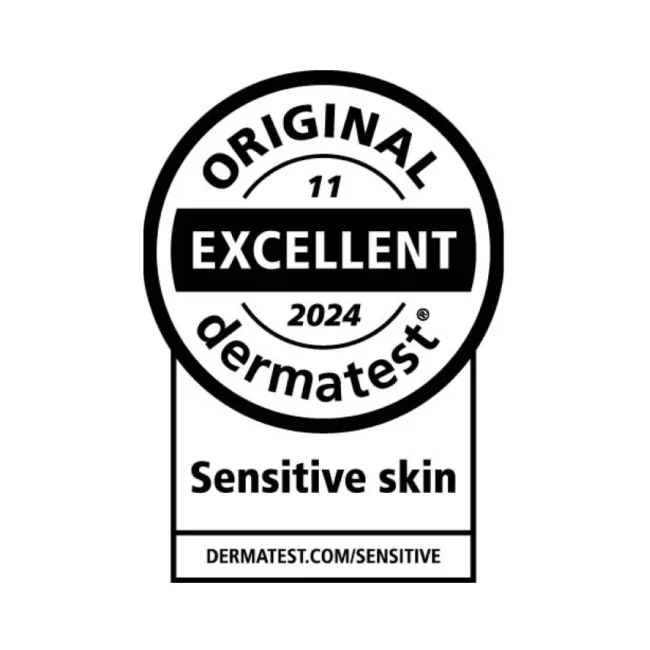 original excellent dermatest sensitive skin certification logo